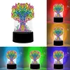 DIY Diamond Painting 7 Color Night Light Lamp Home Decoration Ornament Gift Kit(Tree)