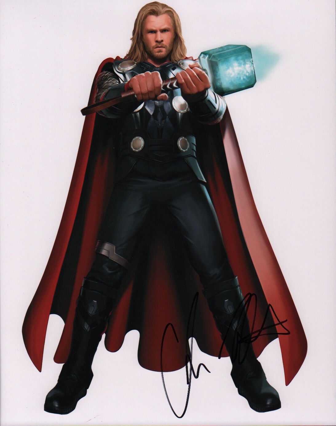 Chris Hemsworth (Thor) signed 11x14 Photo Poster painting