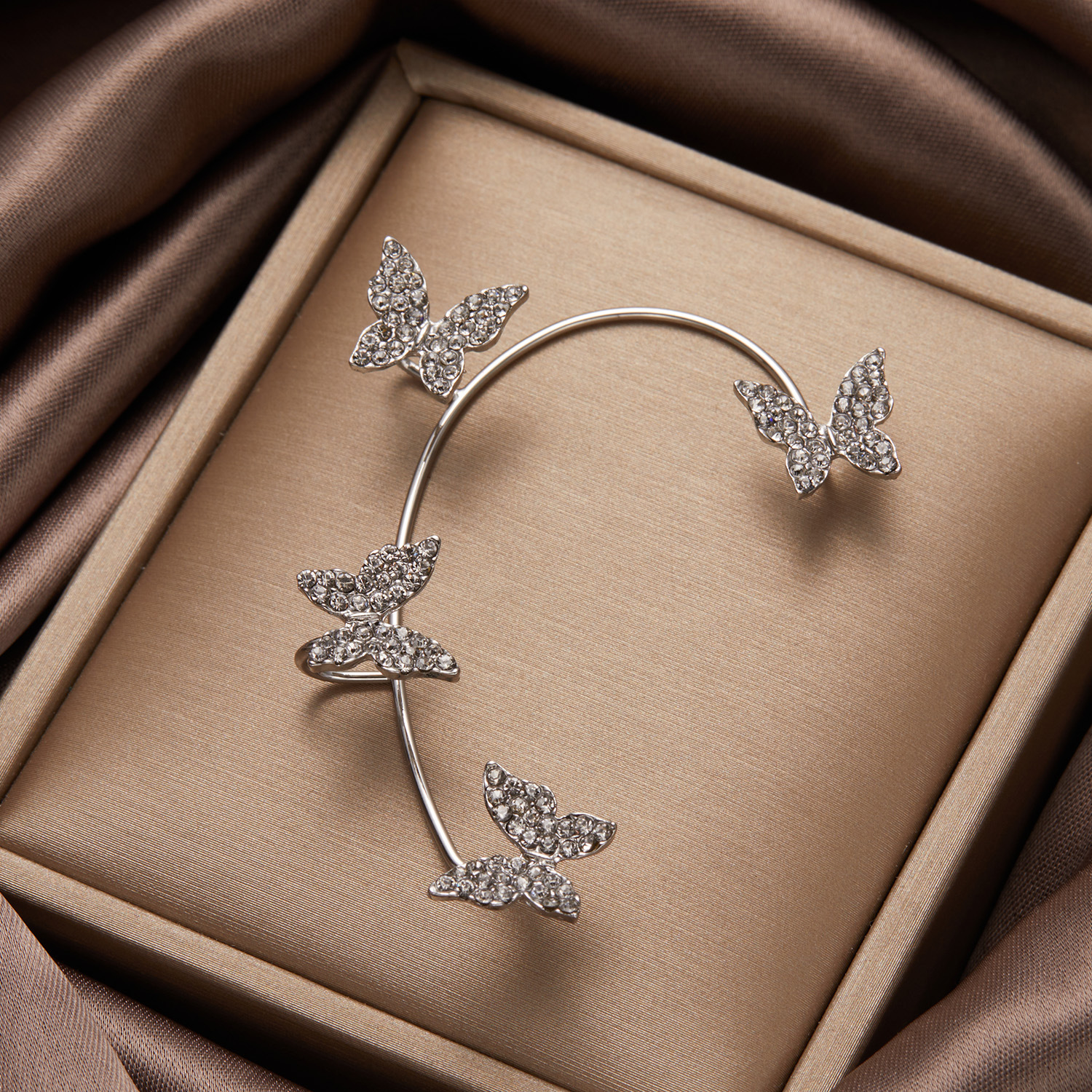 Zircon Tassel Earrings