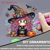 2D flach halloween hexe druck diy diamond painting desktop ornamente dekoration kit