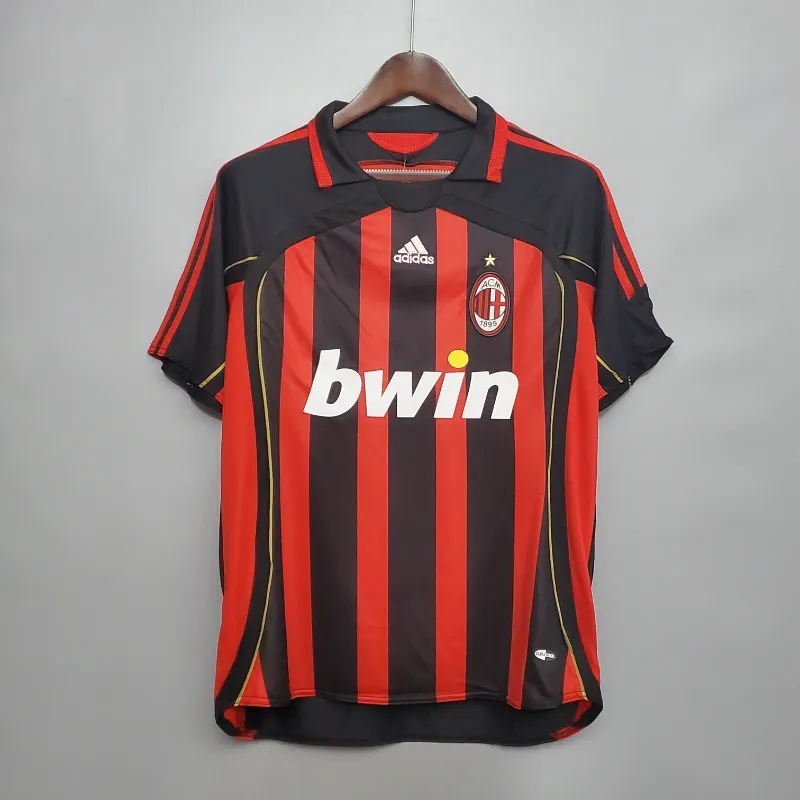 Retro 2006-07 AC Milan Soccer Jersey Home