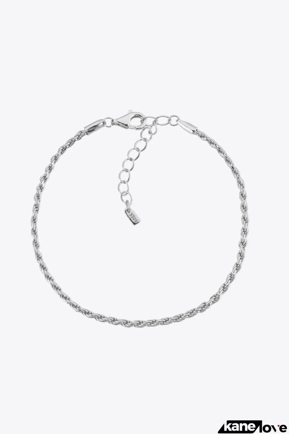 925 Sterling Silver Twisted Bracelet