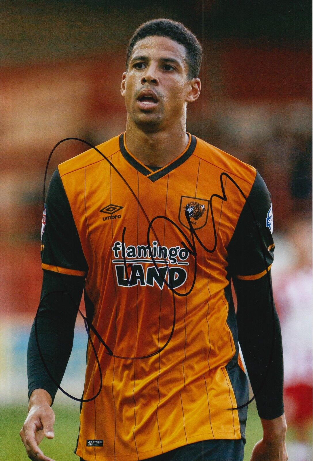 HULL CITY HAND SIGNED CURTIS DAVIES 12X8 Photo Poster painting 2.