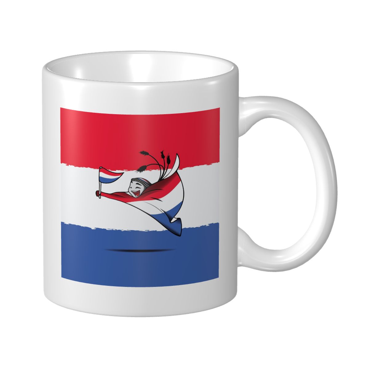 Netherlands World Cup 2022 Mascot Ceramic Mug