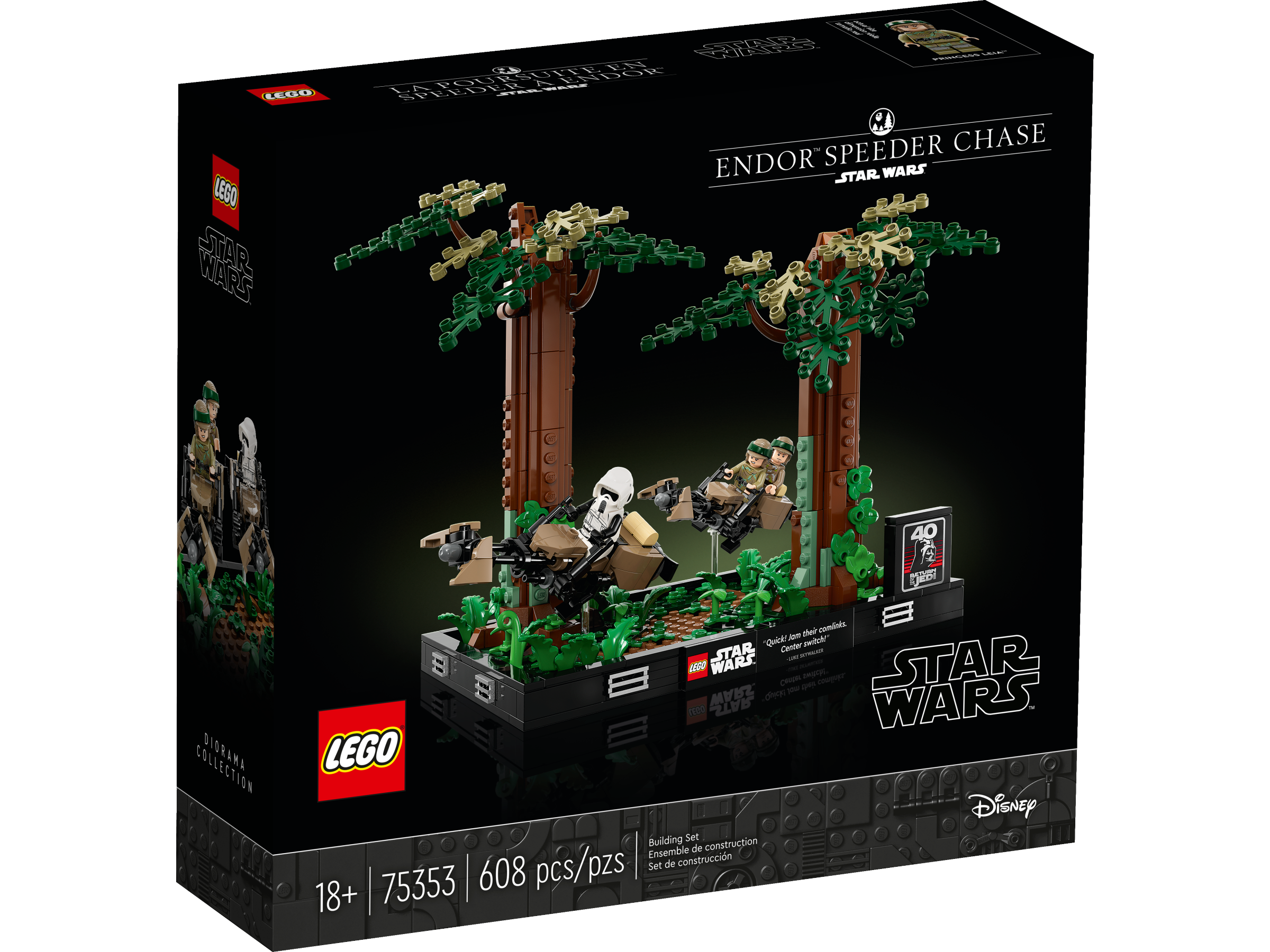 Endor™ Speeder Chase Diorama