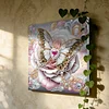 DIY Pearl Painting Butterfly for Home Wall Decor with Frame(25x25cm)