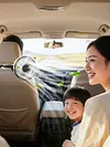Rechargeable Car Cooling Fan 3 Speeds and 300 Degree Adjustable Vehicle Rear Headrest Fan for Sedan SUV RV Pickup Truck Van