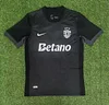 2025/2026 Sporting Lisbon Away Black Football Shirt 1:1 Thai Quality