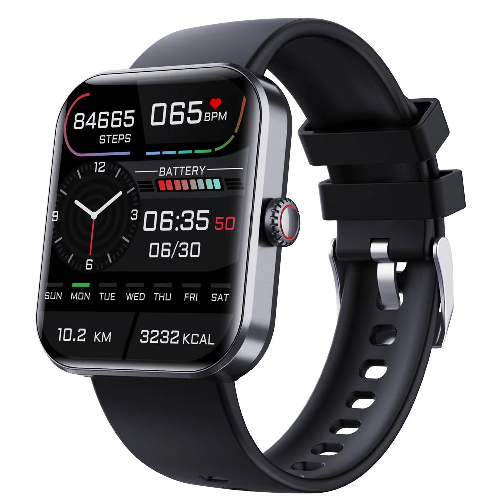 Blood Pressure Blood oxygen Sleep Monitoring Waterproof Smartwatch