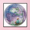Moon Sky-14CT Stamped Cross Stitch 34*34cm/13.39*13.39in(Brand) tapestrymarket