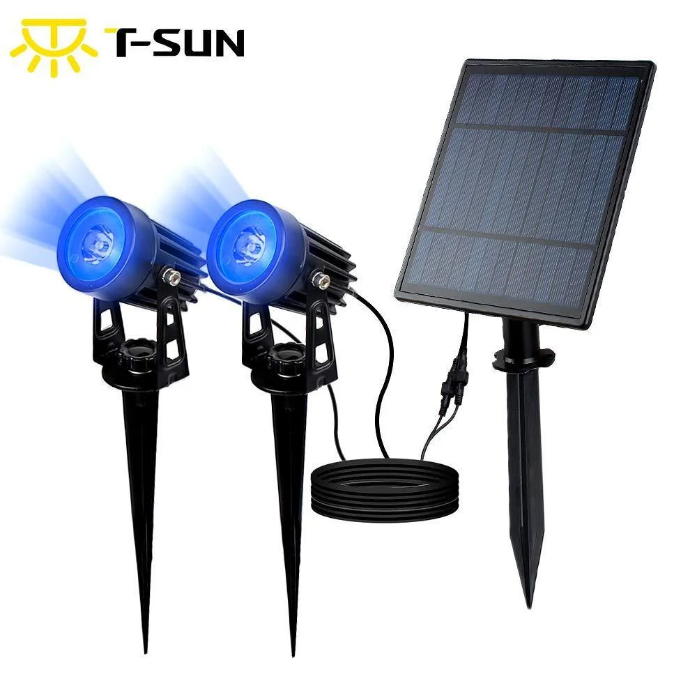 Solar Powered Spotlight