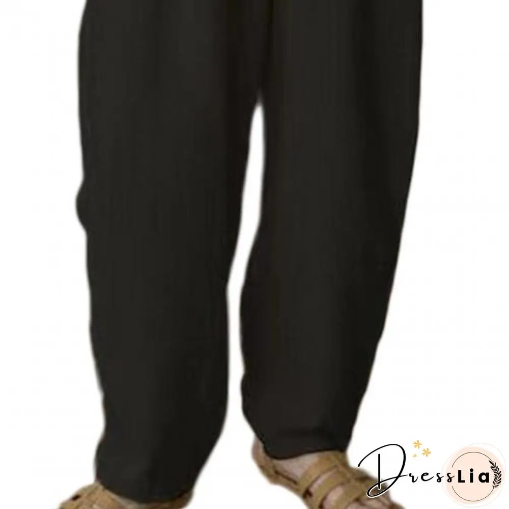 Loose Outfit Solid Color Long For Office