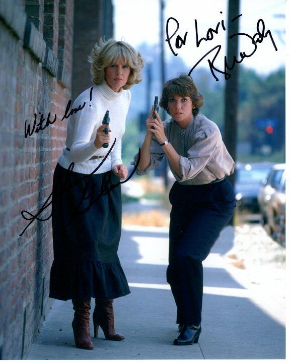 SHARON GLESS & TYNE DALY Signed Autographed CAGNEY & LACEY Photo Poster paintinggraph - To Lori