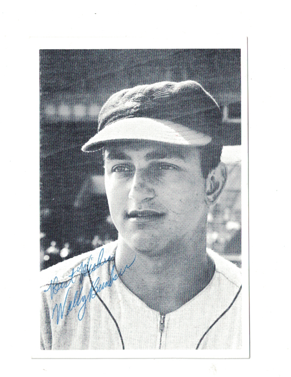 Wally Bunker Baltimore Orioles Signed Vintage Baseball 3 14 x 4 3/4 Photo Poster painting RH1