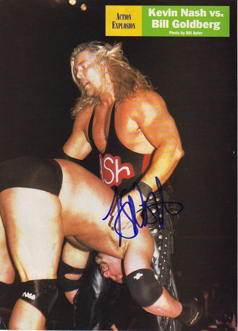 WWE WWF KEVIN NASH AUTOGRAPHED HAND SIGNED 8X10 Photo Poster painting WRESTLING PICTURE