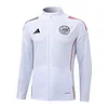 25/26 ajax white long zipper Training Jacket Set