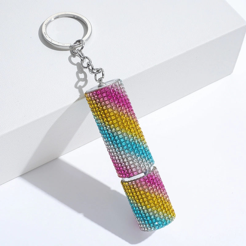 Luxurious Leopard Aluminium Alloy Crystal Women’s Keychain