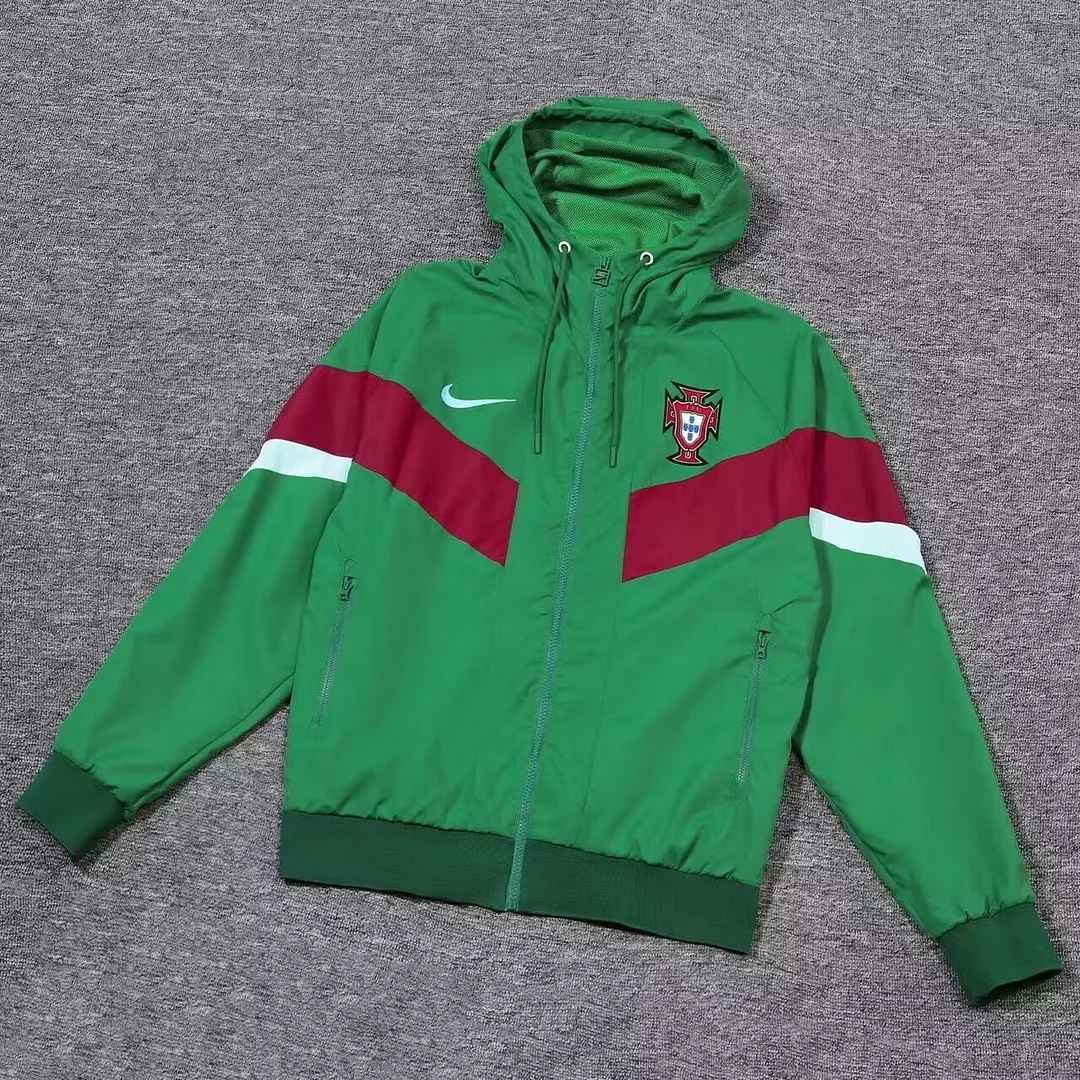 2024 Portugal  Windbreaker Soccer Jersey