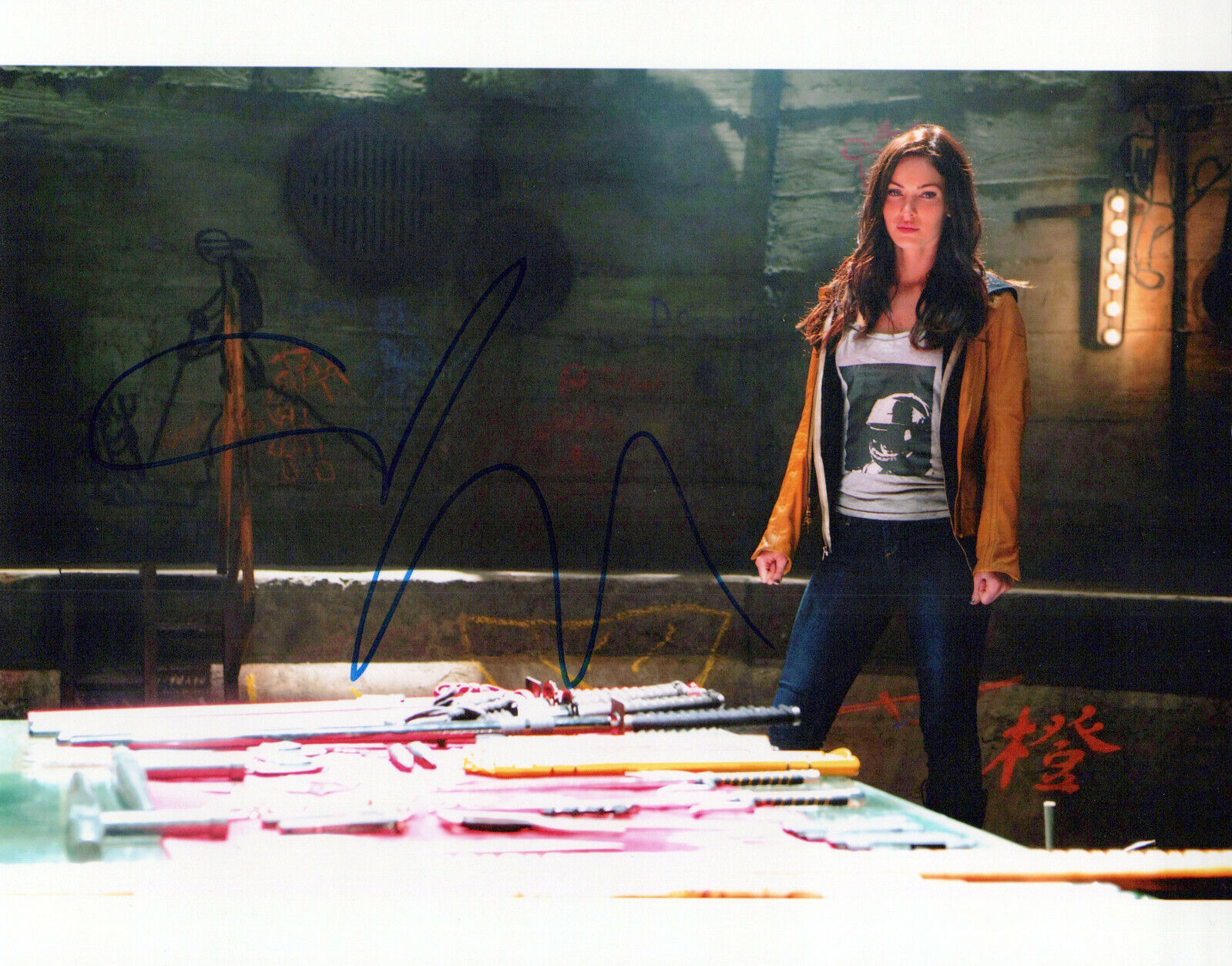 Megan Fox Teenage Mutant Ninja Turtles autographed Photo Poster painting signed 8x10 #2 April