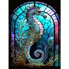 Glass Painting - 11CT/14CT Stamped Cross Stitch 40*40cm/55*40cm/50*65cm