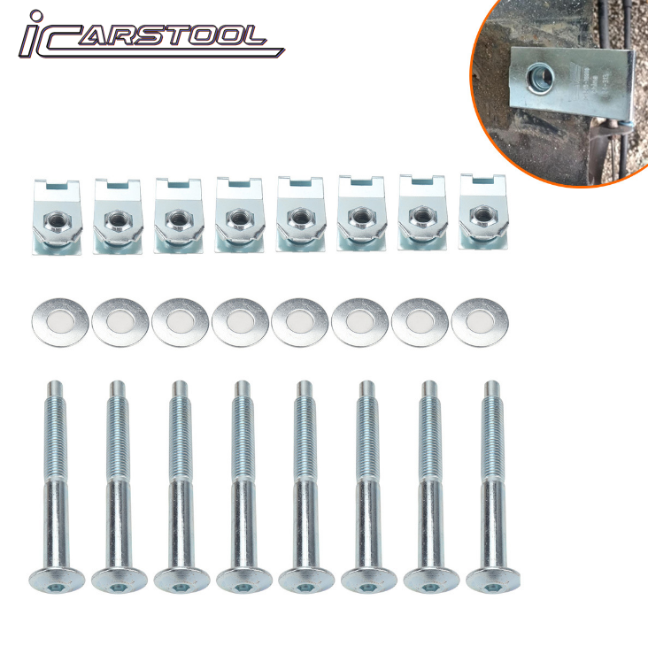 ICARSTOOL Truck Bed Mount Hardware Kit Bolts for Ford F-150 F-250 Lobo Lincoln Mark LT New