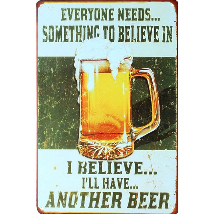 Good Beer Good Friends - Vintage Tin Signs/Wooden Signs - 7.9x11.8in & 11.8x15.7in