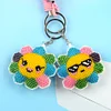 Bead Embroidery - 2Pcs Sunflower Bead Cross Stitch Keychain Kit