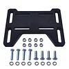 AKSGKGQ Adjustable Mini Bike Mounting Plate Adapter Bracket for 79cc 97cc 100cc Coleman CT100U CC100X Baja DoodleBug DB30 Motovox MBX10 MBX11 for Predator 212cc Tecumseh 4 Stroke Engine Parts Black