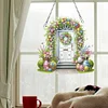 DIY Easter Egg Door Acrylic Special Shaped Diamond Painting Hanging Pendant