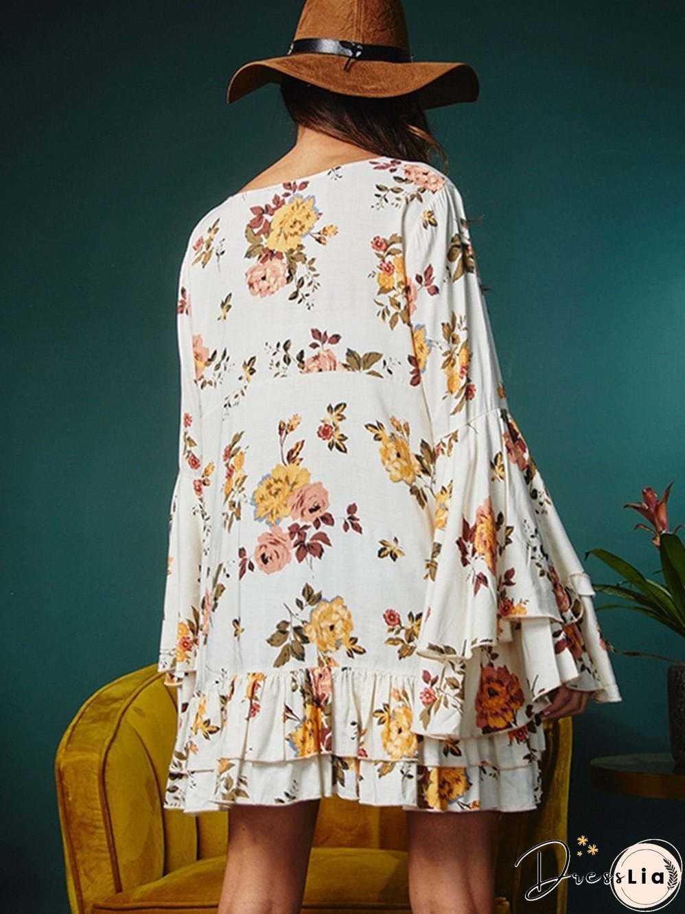 Elegant Floral Dress