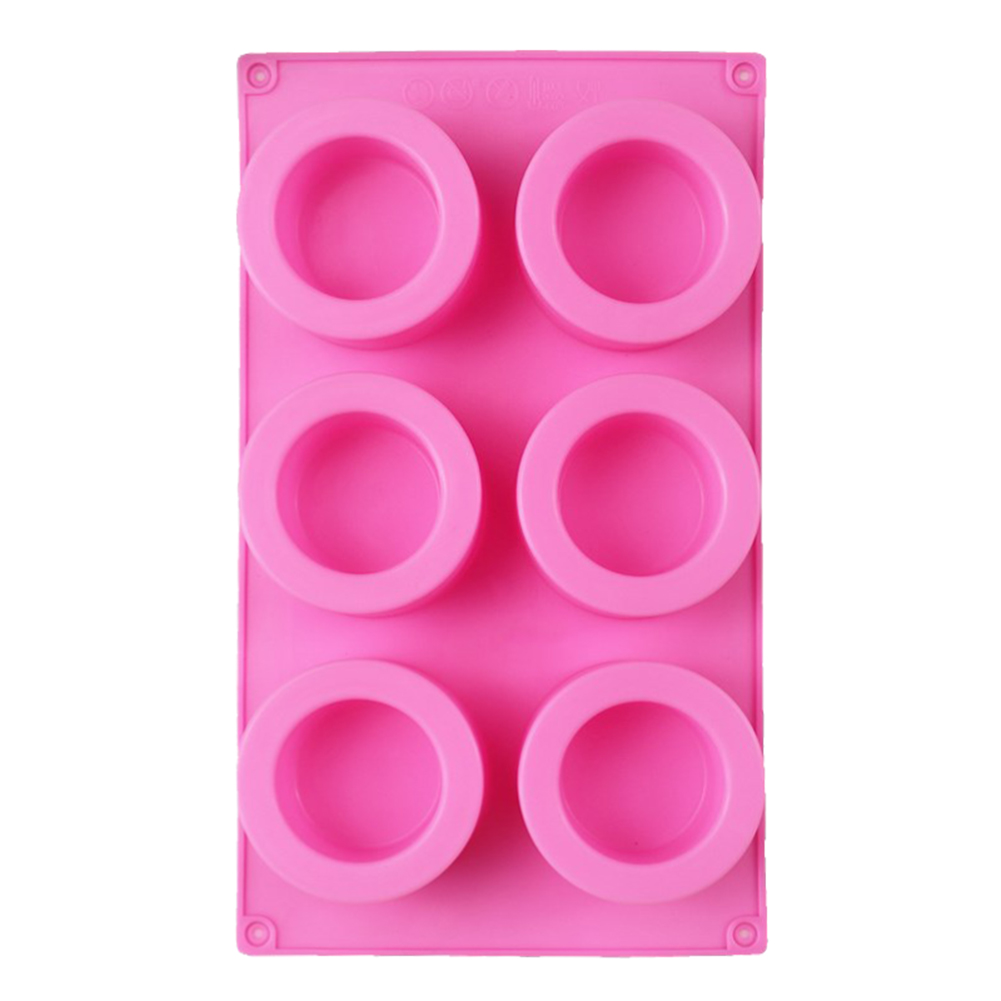 

6 Holes Succulent Plants Silicone Mold - Baking, 501 Original