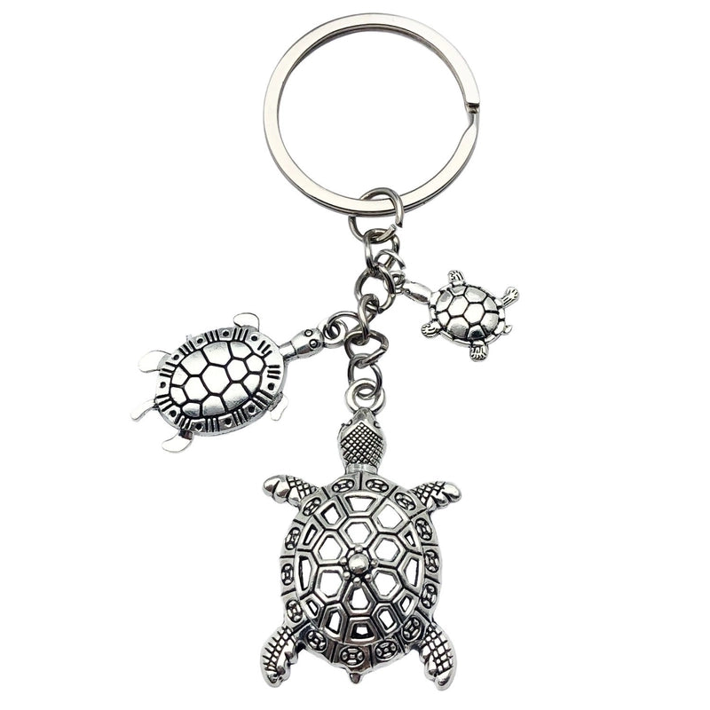 Cute Marine Style Starfish Mermaid Shell Alloy Enamel Bag Pendant Keychain