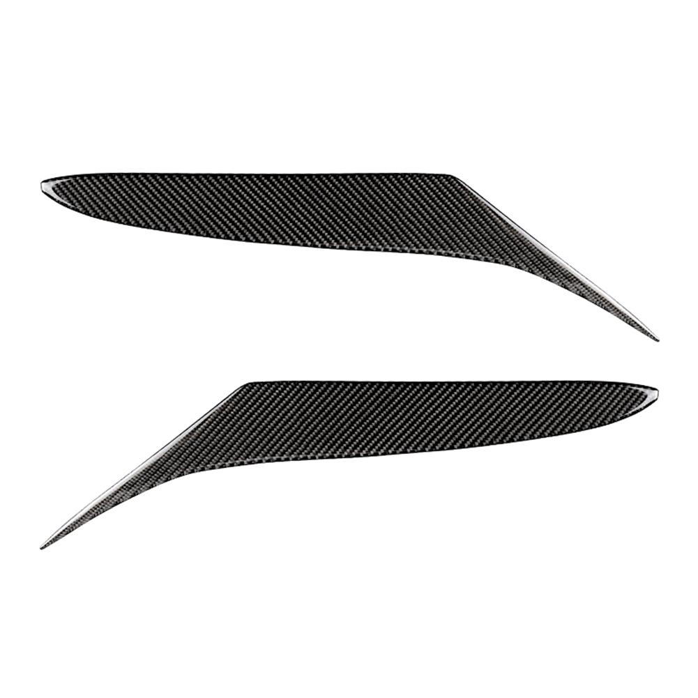 

2x Carbon Fiber Car Headlight Eyebrows Eyelids for Mazda RX-8 RX8 2004-2008, 501 Original
