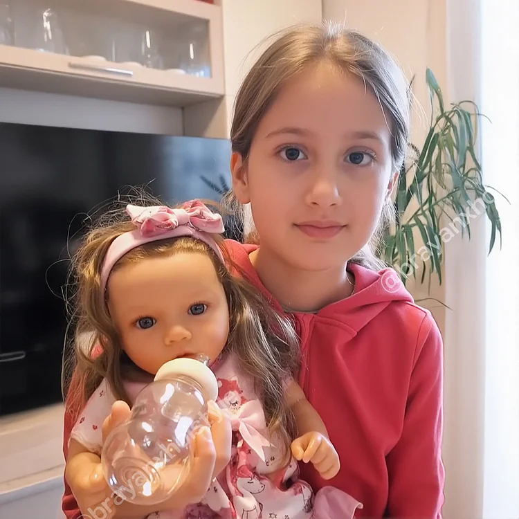 Babeside Quiet Reborn Baby Daisy 20'' Toddler Girl Emotional Comfort Companion