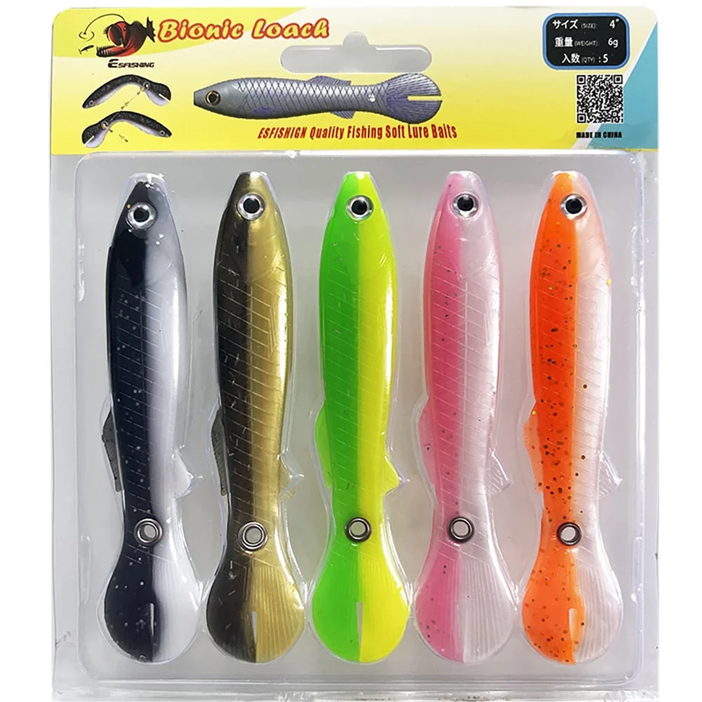 Outdoor Silicone Simulation Fish Bait Living Death Swing