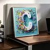 Butterfly Flower C 5D Partial Drill DIY Diamond Painting Kit 30*30cm