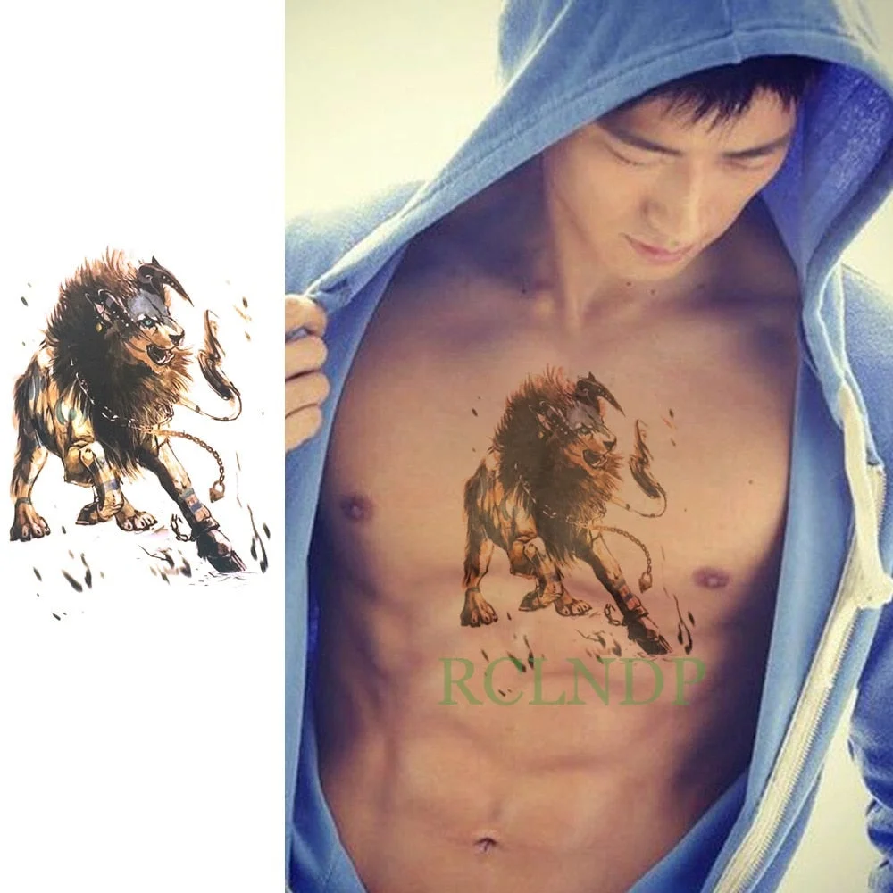 Waterproof Temporary Tattoo Sticker cool eagle wing angel Fake Tatto Flash Tatoo Lucifer Abdomen Arm tatouage for Girl Woman Man