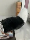 Remote Control Electric Car Tail Universal Cute Fuzzy Wagging Moving Tail Easy To Install for Auto Trunk Charm Cosplay Accessory