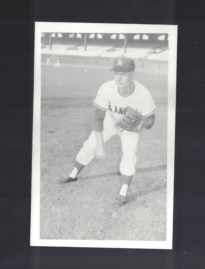 Bob Botz Los Angeles Angels Vintage Kodak Baseball Postcard RH1