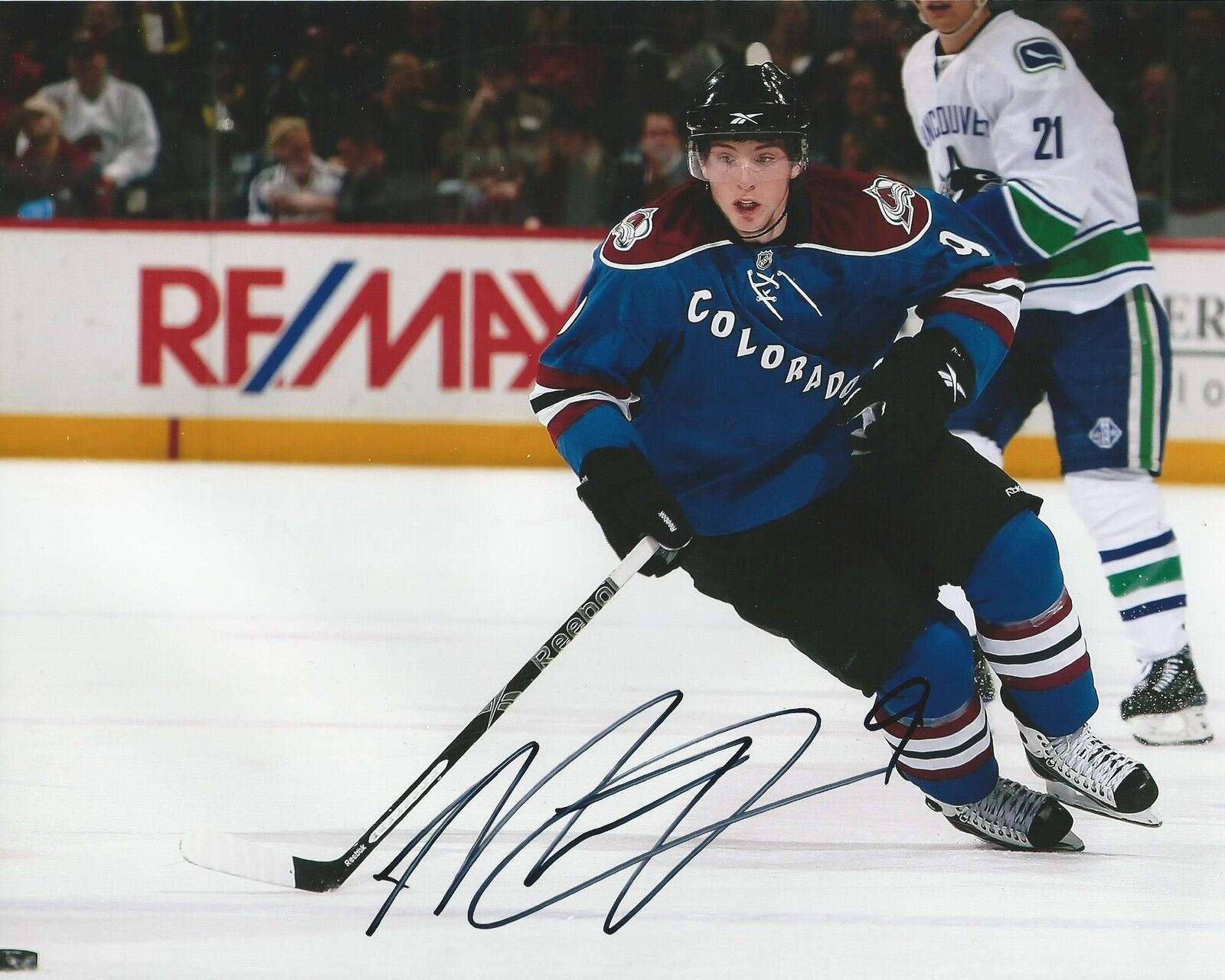 **GFA Colorado Avalanche *MATT DUCHENE* Signed 8x10 Photo Poster painting AD2 COA**