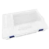64 L Boxes B Clear Bead Organizer Box with Compartments Plastic Storage Boxes Set with Stickers Multifunctional Diamond Painting Storage Containers for Diamonds Seeds Beads Nail Rhinestones