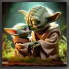 Yoda Star Wars-11CT Stamped Cross Stitch 40*40cm tapestrymarket