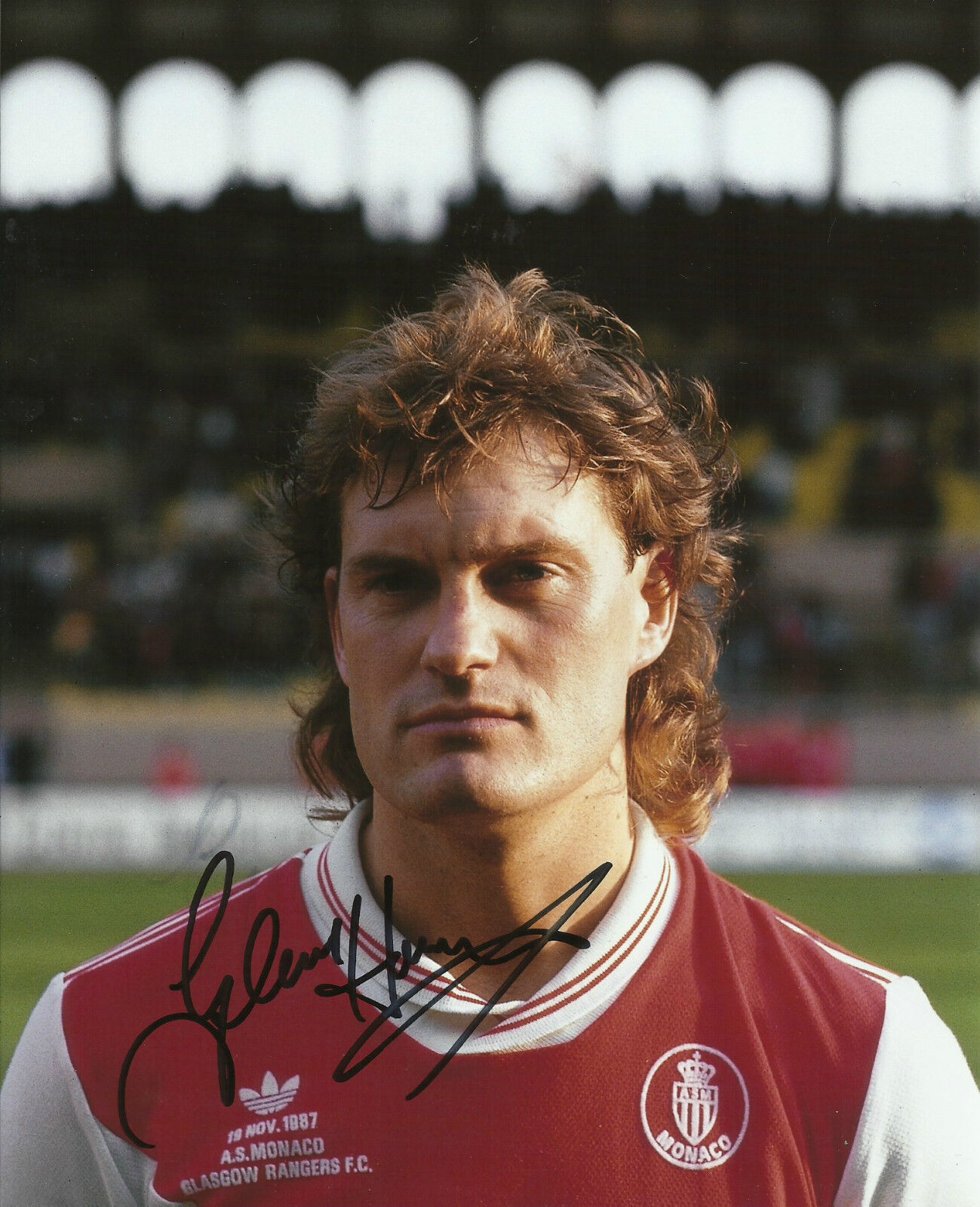 GLENN HODDLE Signed 10X8 Photo Poster painting AUTOGRAPH MONACO & ENGLAND Spurs AFTAL COA (1122)