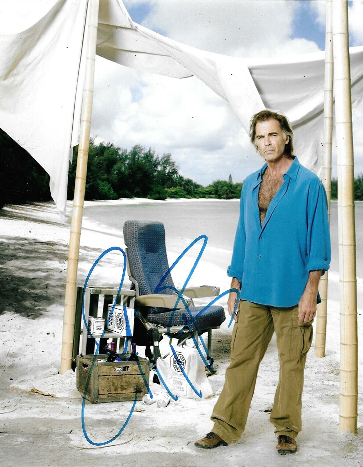 Jeff Fahey Signed Lost 10x8 Photo Poster painting AFTAL