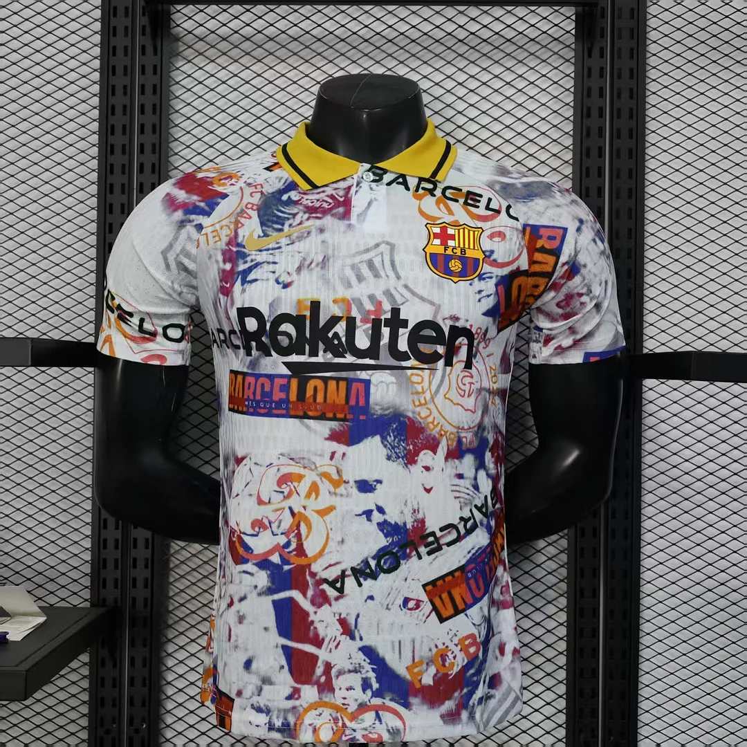 2025/26 Player Version Barcelona Messi Co-branded version Football Jersey 