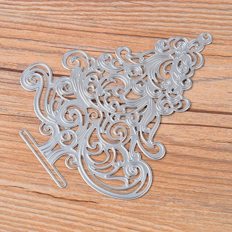 Hot Christmas Tree Cutting Dies Stencil Scrapbooking Embossing Album Paper Card