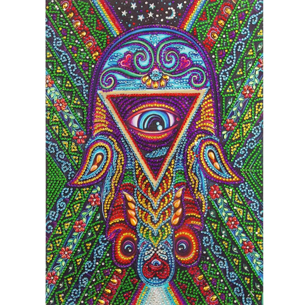 

30*40CM - Special Shaped Diamond Painting - Hamsa, 501 Original