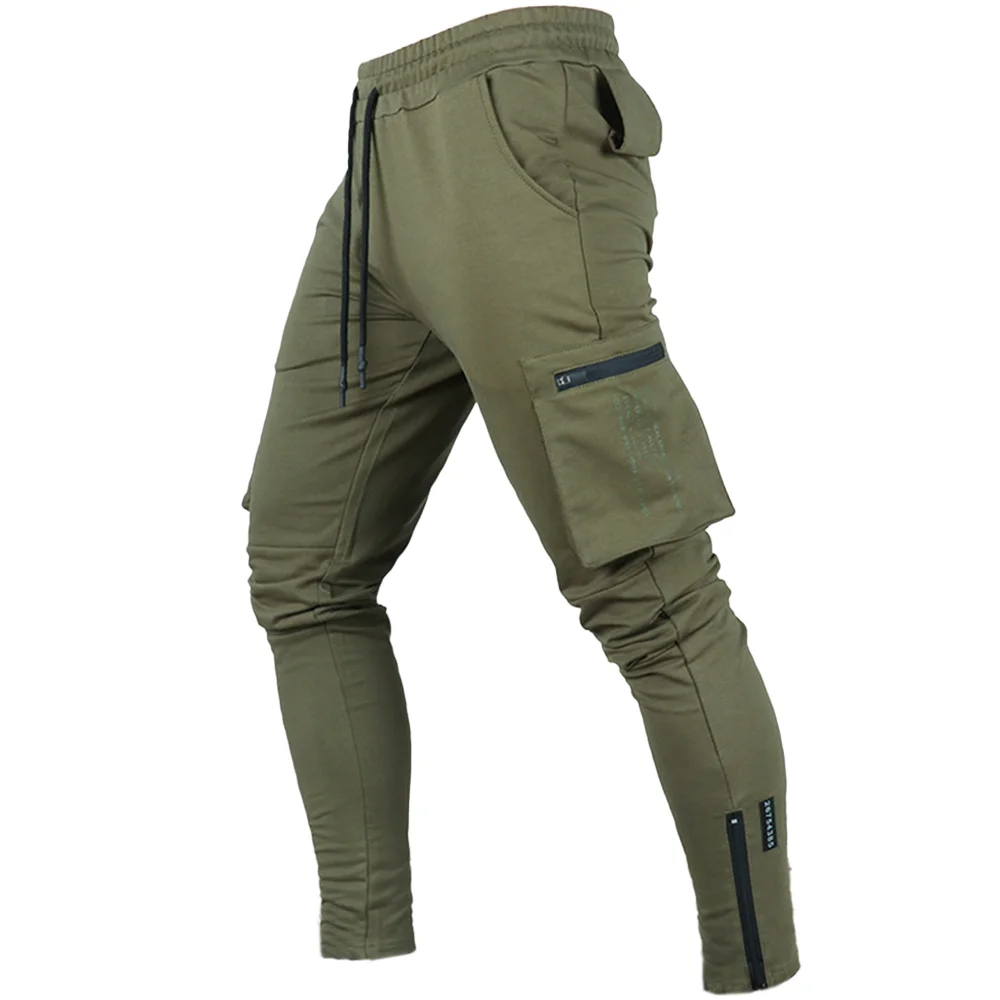 Men's Outdoor Tactical Multifunctional Pocket Sports Casual Elastic Pants