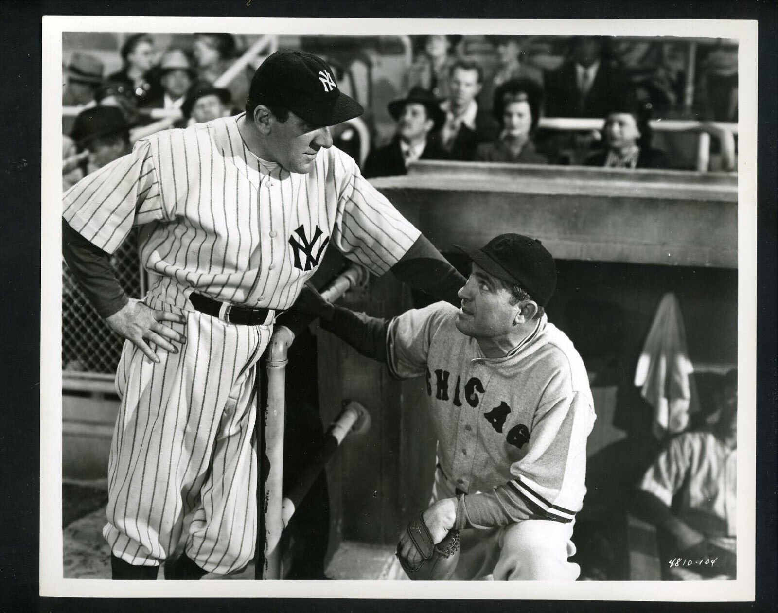 William Bendix in Babe Ruth Story Movie Press Photo Poster painting 1932 World Series Yankees