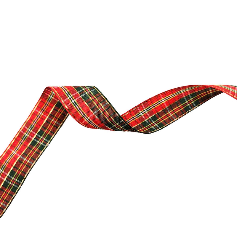 Christmas Decoration Plaid With Handmade Diy Flowers Gift Gift Box Packaging Christmas Tree Decoration